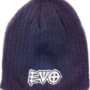beanieblack ribbedwhiteEVO